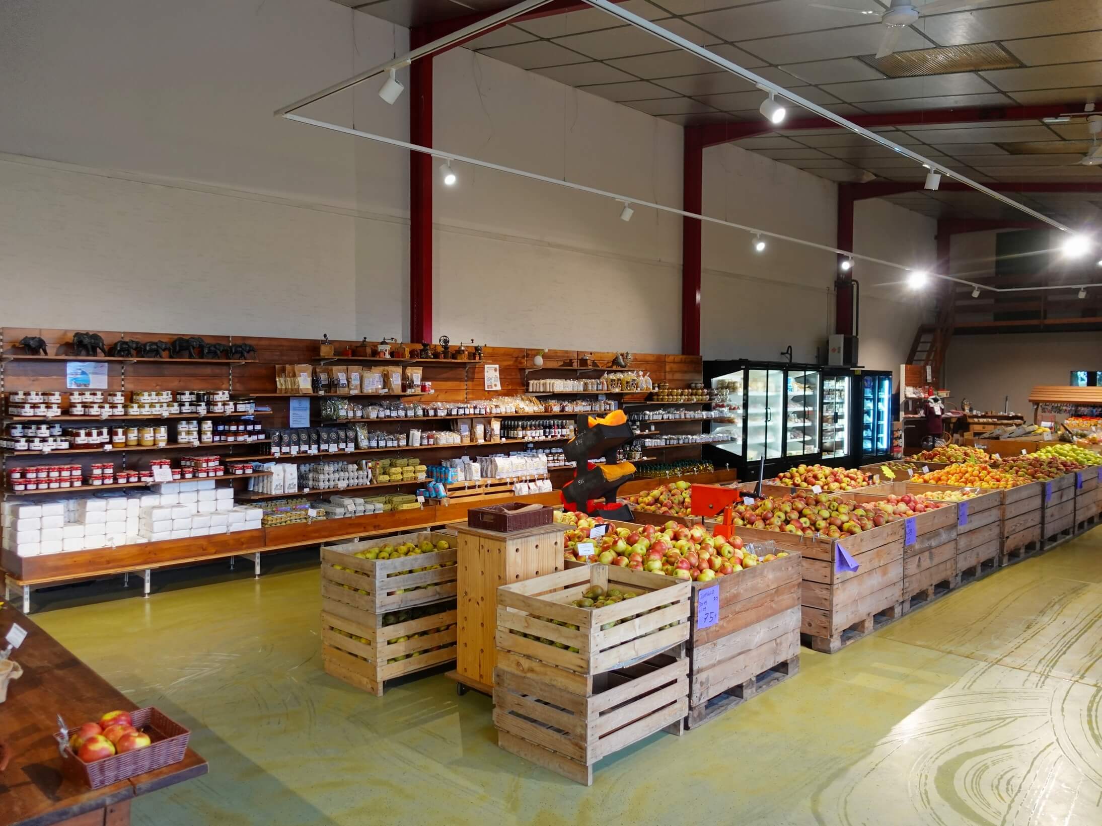 LA POMMERAIE VUE GENERALE MAGASIN | La Pommeraie Photos page d’accueil Soultz-Haut-Rhin 2