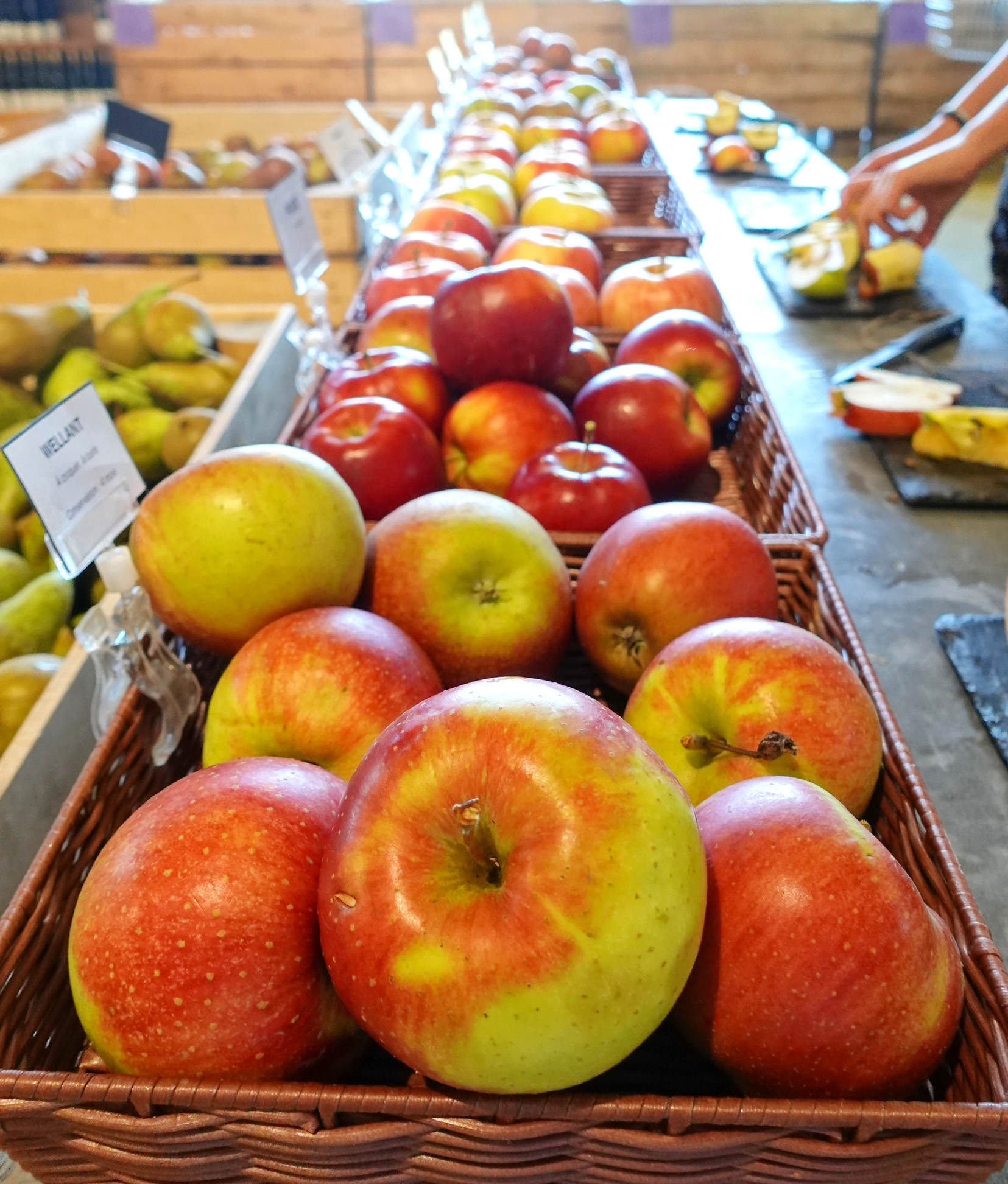 Les pommes disponibles en magasin : Saint-Dié-des-Vosges