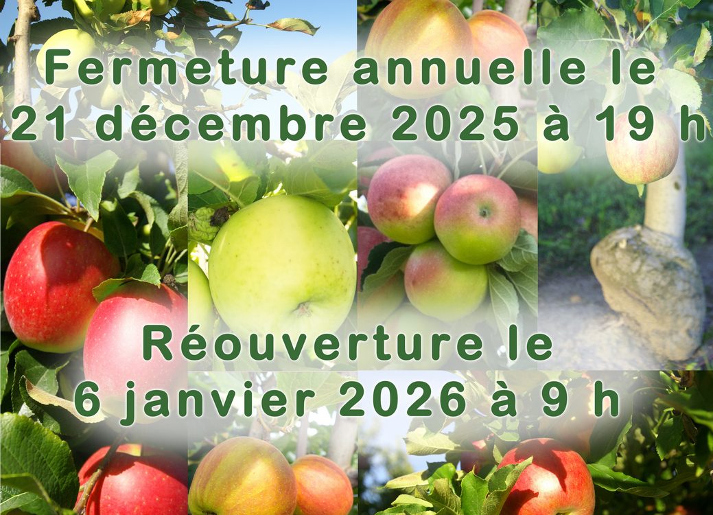 Fermeture annuelle de La Pommeraie