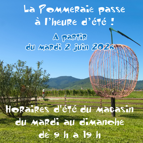 La Pommeraie passe &agrave; l’heure d’&eacute;t&eacute;