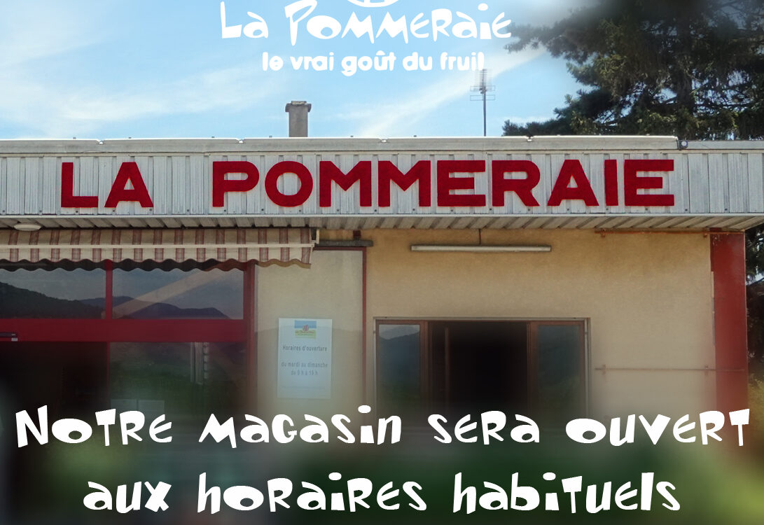 La Pommeraie sera ouverte le mardi 14 juillet 2026 de 9 h &agrave; 19 h